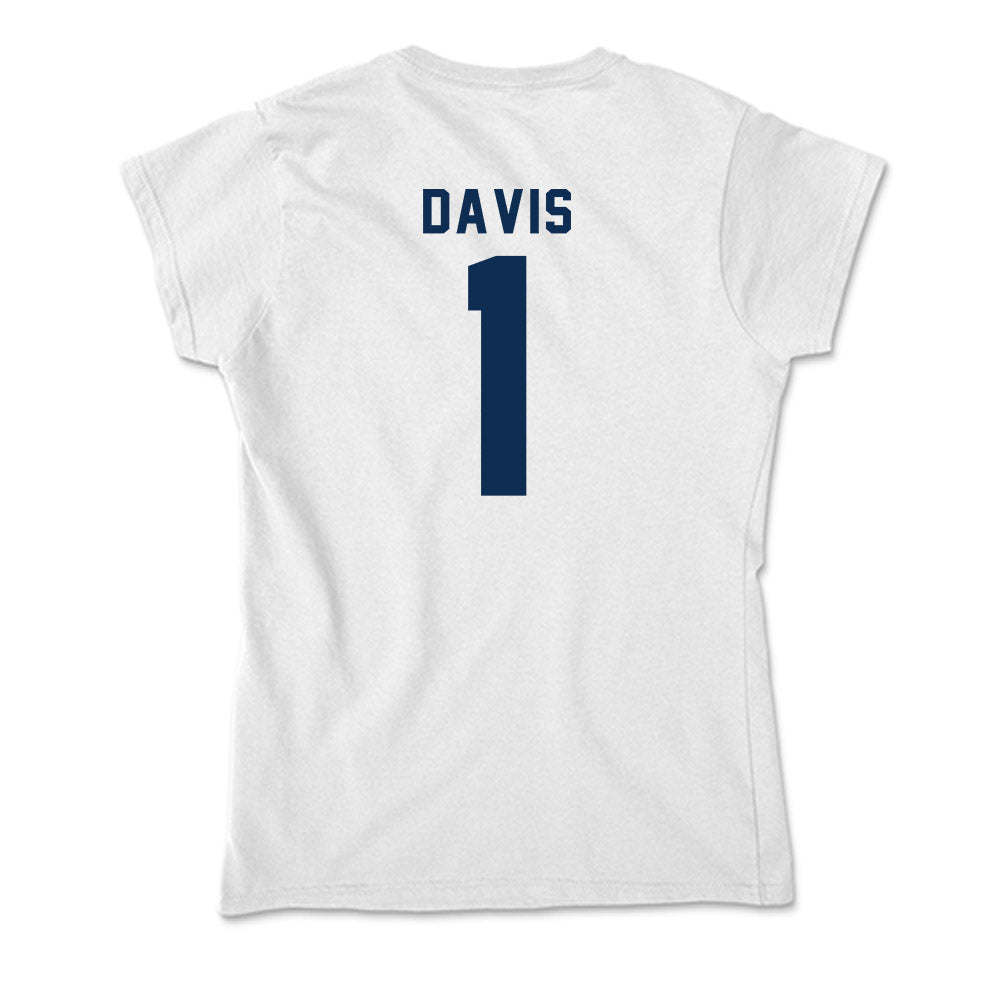 FAU - NCAA Men's Basketball : Johnell Davis - Soft Style Women’s T-Shirt-1