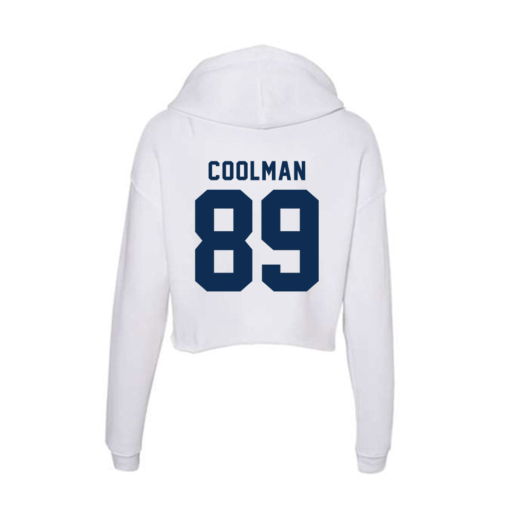 FAU - NCAA Football : Jett Coolman - Women's Crop Fleece Hoodie-1