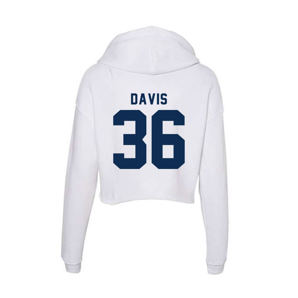 FAU - NCAA Football : Carter Davis - Women's Crop Fleece Hoodie-1