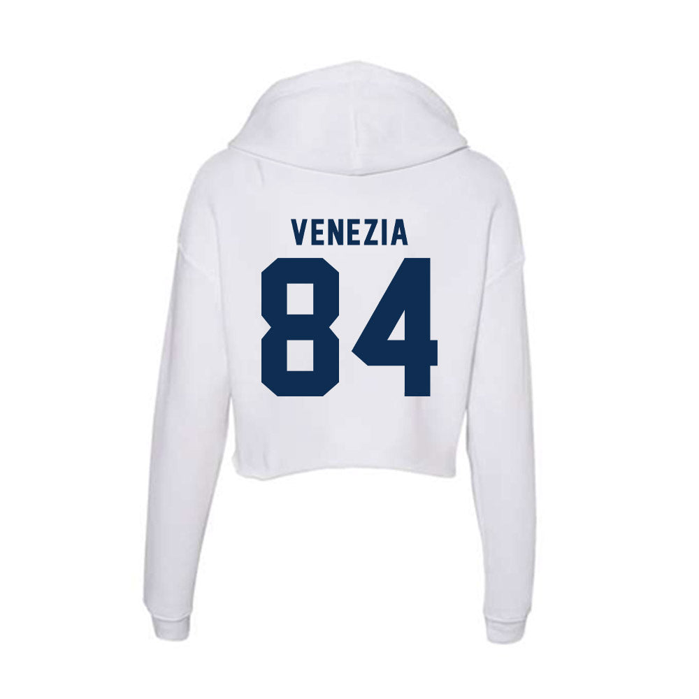 FAU - NCAA Football : Nick Venezia - Women's Crop Fleece Hoodie-1