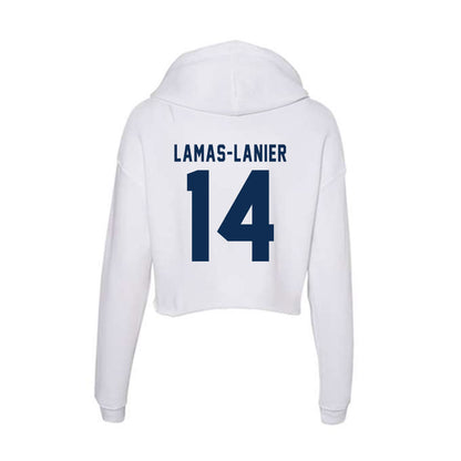 FAU - NCAA Football : Courtney Lamas-Lanier - Women's Crop Fleece Hoodie-1