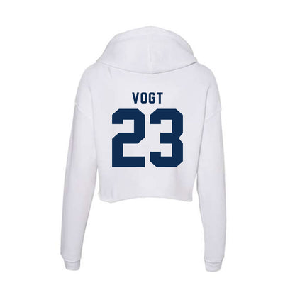 FAU - NCAA Women's Soccer : Taylor Vogt - Women's Crop Fleece Hoodie-1