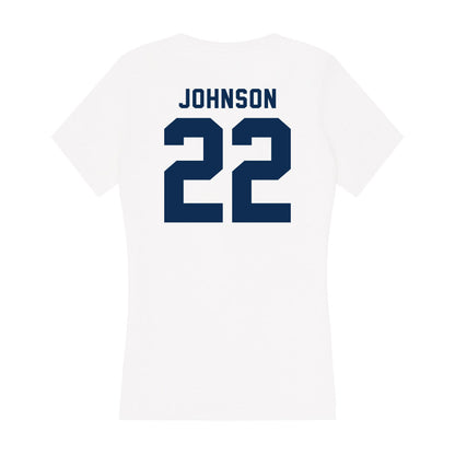 FAU - NCAA Football : Lawrence Johnson - Women's V-Neck T-Shirt-1