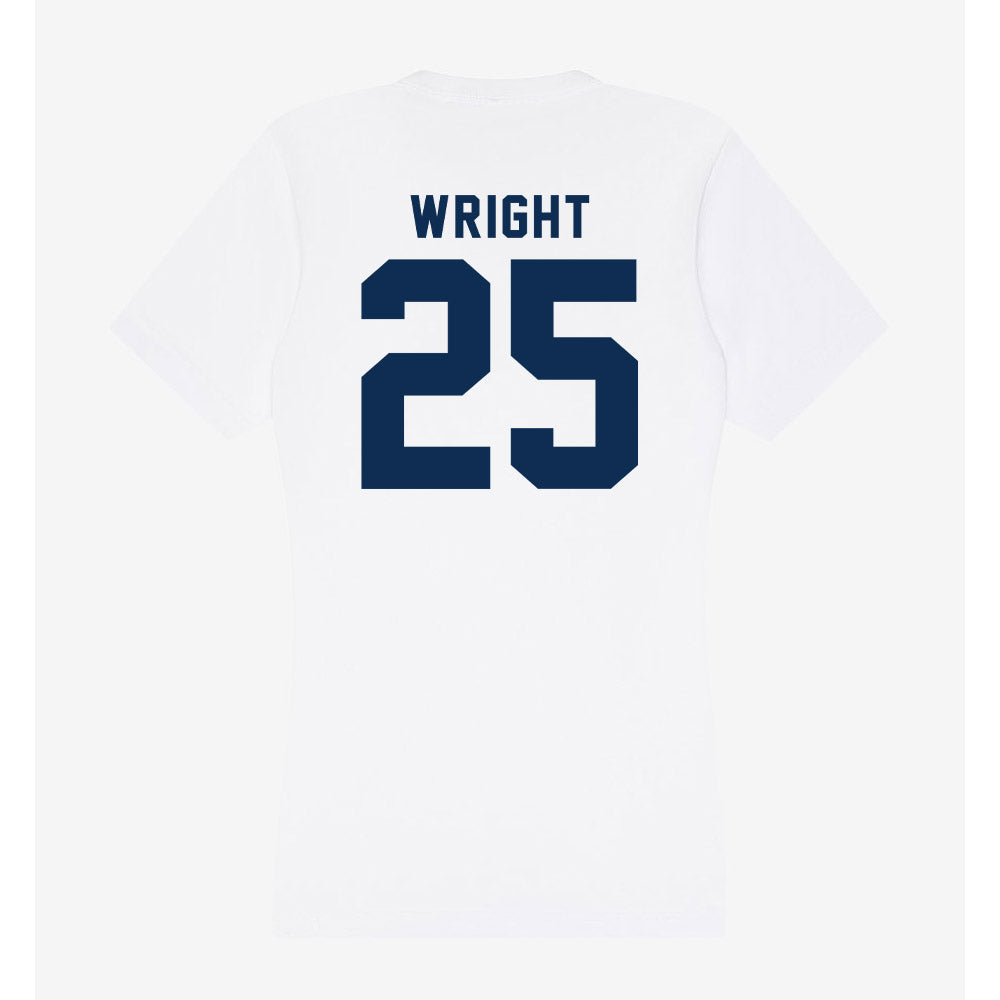 FAU - NCAA Football : Michael Wright - Women's V-Neck T-Shirt-1