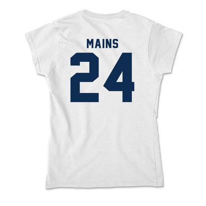 FAU - NCAA Women's Basketball : Sydney Mains - Soft Style Women’s T-Shirt-1