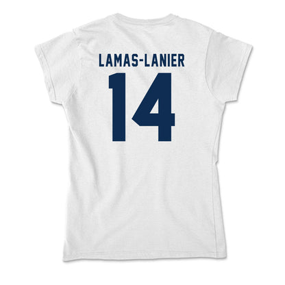 FAU - NCAA Football : Courtney Lamas-Lanier - Soft Style Women’s T-Shirt-1