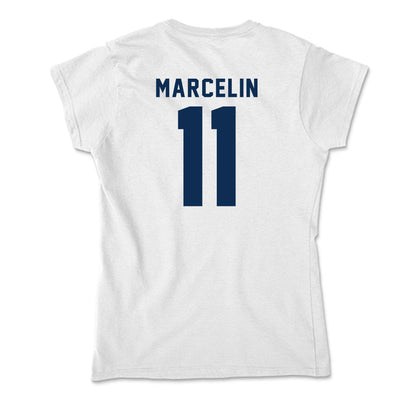 FAU - NCAA Football : Gavench Marcelin - Soft Style Women’s T-Shirt-1