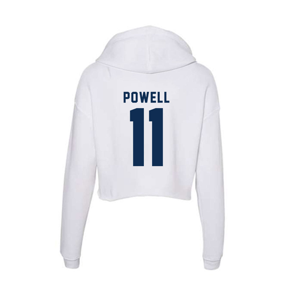 FAU - NCAA Men's Basketball : Jakel Powell - Women's Crop Fleece Hoodie-1