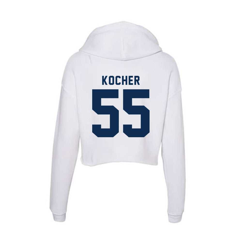 FAU - NCAA Football : Alexander Kocher - Women's Crop Fleece Hoodie-1