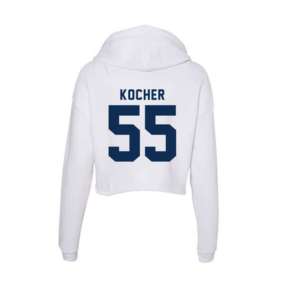 FAU - NCAA Football : Alexander Kocher - Women's Crop Fleece Hoodie-1