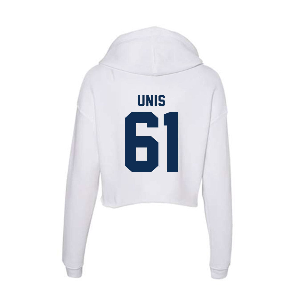 FAU - NCAA Football : Michael Unis - Women's Crop Fleece Hoodie-1