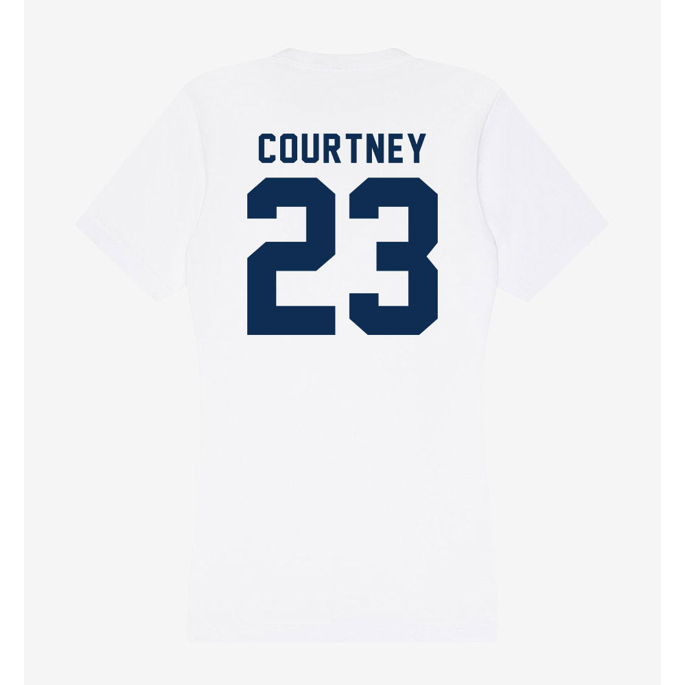 FAU - NCAA Softball : Autumn Courtney - Women's V-Neck T-Shirt-1