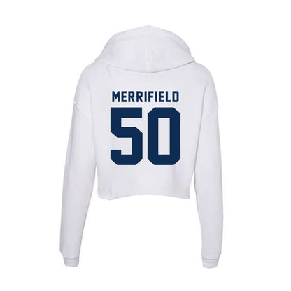 FAU - NCAA Football : Jacob Merrifield - Women's Crop Fleece Hoodie-1