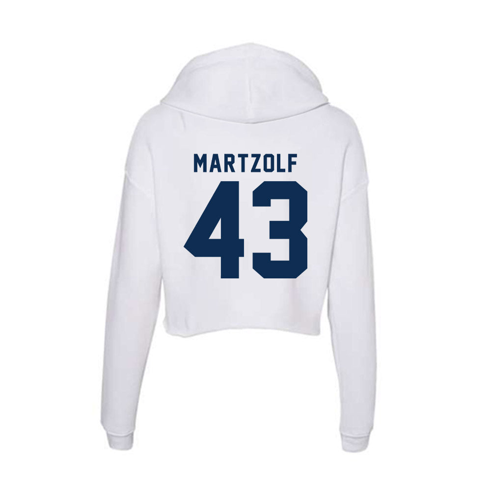 FAU - NCAA Baseball : Max Martzolf - Women's Crop Fleece Hoodie-1