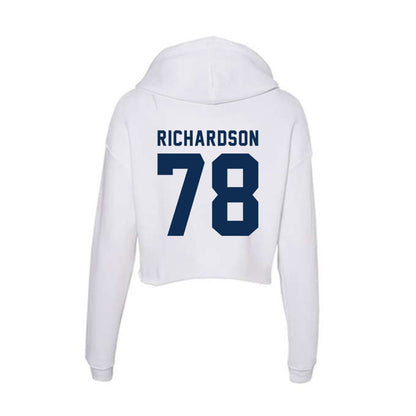 FAU - NCAA Football : Daughtry Richardson - Women's Crop Fleece Hoodie-1