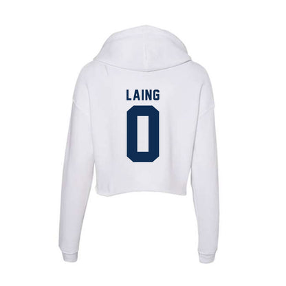 FAU - NCAA Football : Kyler Laing - Women's Crop Fleece Hoodie-1