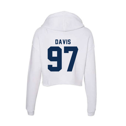 FAU - NCAA Football : Devonta Davis - Women's Crop Fleece Hoodie-1