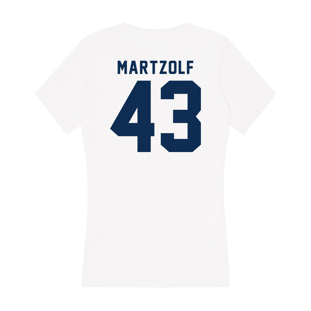 FAU - NCAA Baseball : Max Martzolf - Women's V-Neck T-Shirt-1