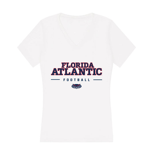 FAU - NCAA Football : Daemon Hill - Women's V-Neck T-Shirt-0