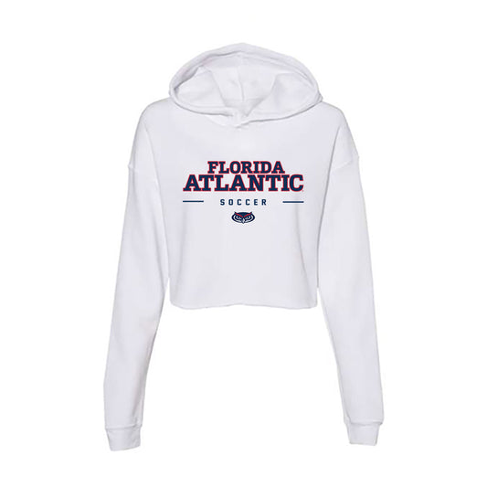 FAU - NCAA Men's Soccer : Jeremy Montero - Women's Crop Fleece Hoodie-0