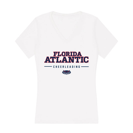 FAU - NCAA Cheerleading : Cadence Johnson - Women's V-Neck T-Shirt-0