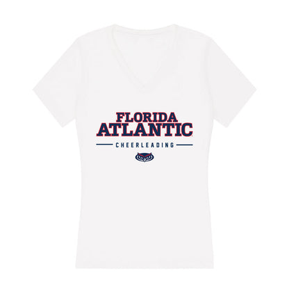 FAU - NCAA Cheerleading : Alina Ruzzano - Women's V-Neck T-Shirt-0