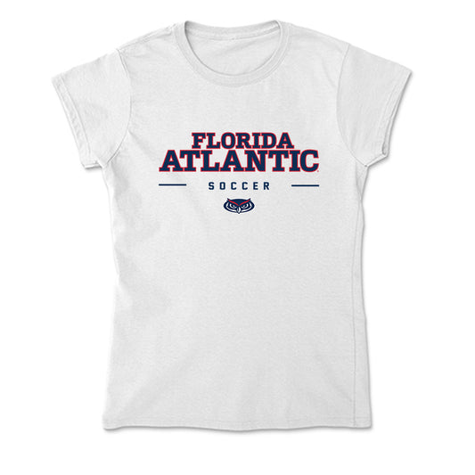 FAU - NCAA Men's Soccer : Noah Kvifte - Soft Style Women’s T-Shirt-0