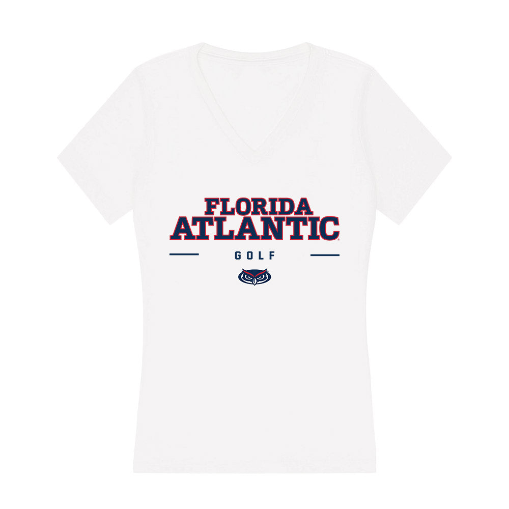 FAU - NCAA Men's Golf : Biagio Andrea Gagliardi - Women's V-Neck T-Shirt-0