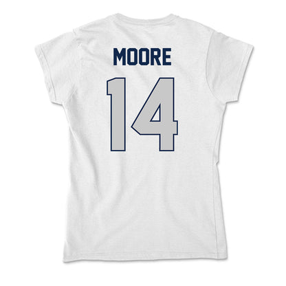 BU - NCAA Men's Basketball : Landon Moore - Soft Style Women’s T-Shirt-1