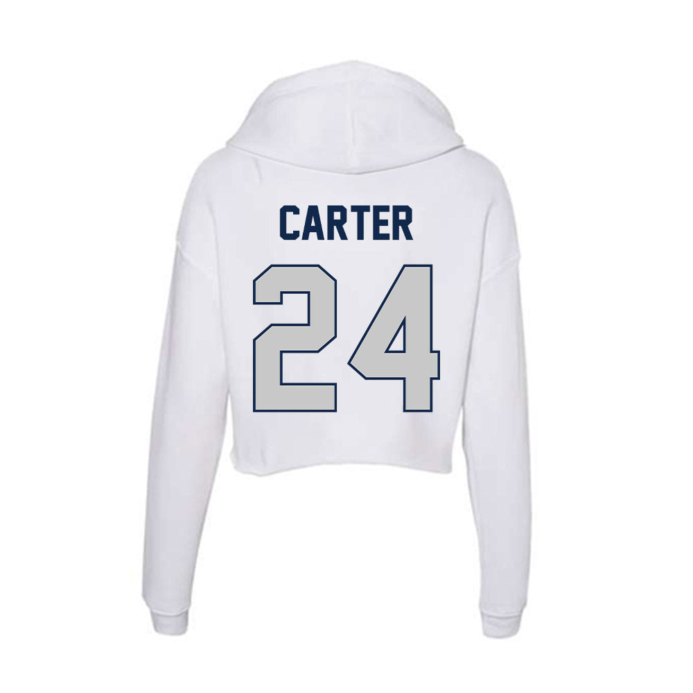 BU - NCAA Women's Basketball : Cristen Carter - Women's Crop Fleece Hoodie-1