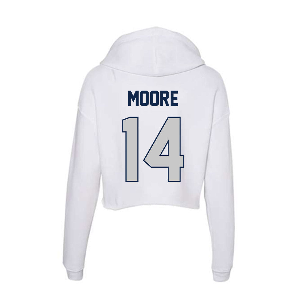 BU - NCAA Men's Basketball : Landon Moore - Women's Crop Fleece Hoodie-1