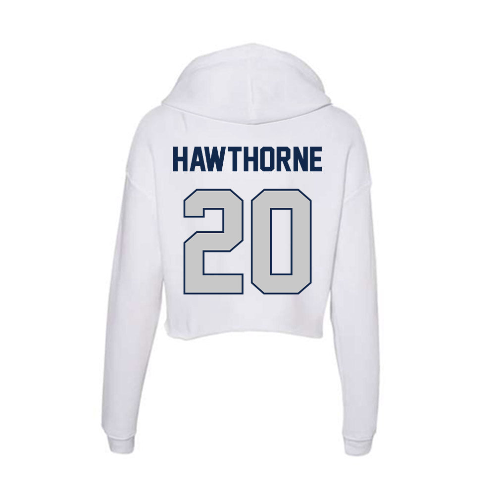 Butler - NCAA Football : Dylan Hawthorne - Women's Crop Fleece Hoodie-1