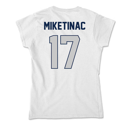 BU - NCAA Baseball : Nick Miketinac - Soft Style Women’s T-Shirt-1