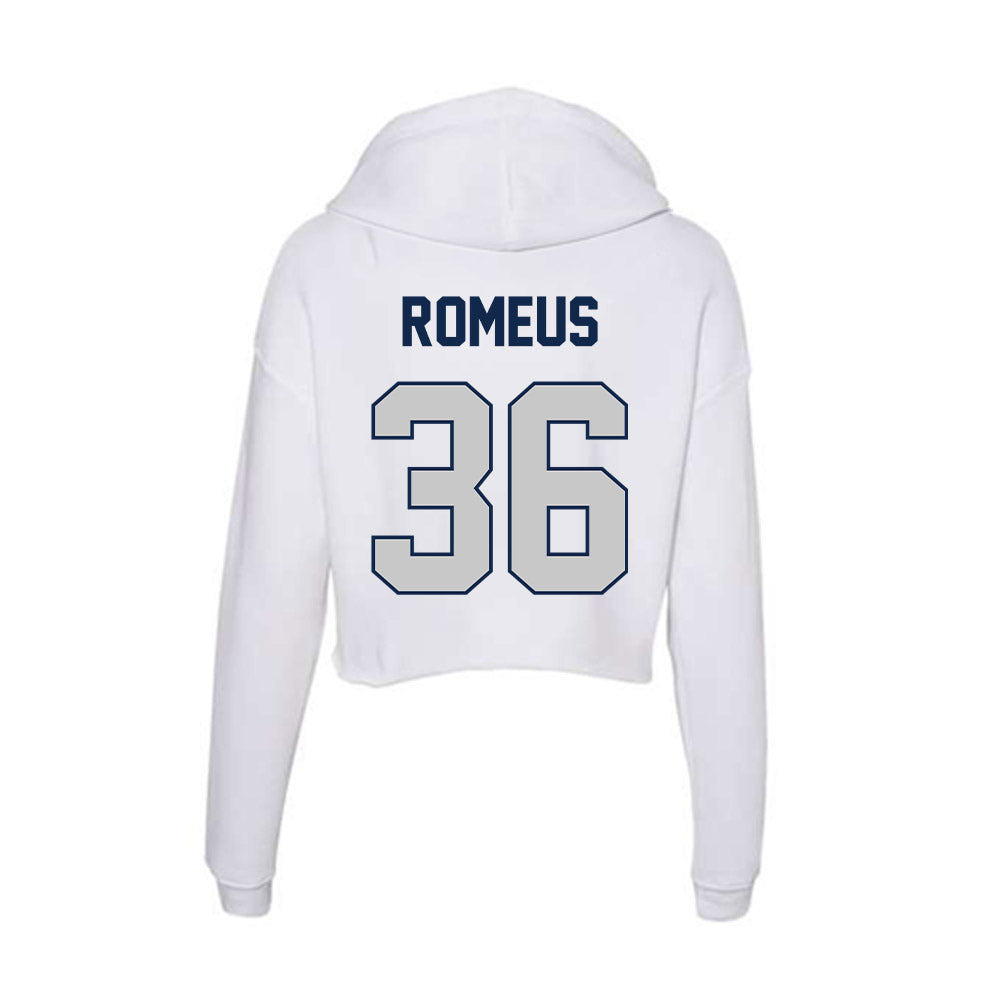 BU - NCAA Football : Elijah Romeus - Women's Crop Fleece Hoodie-1