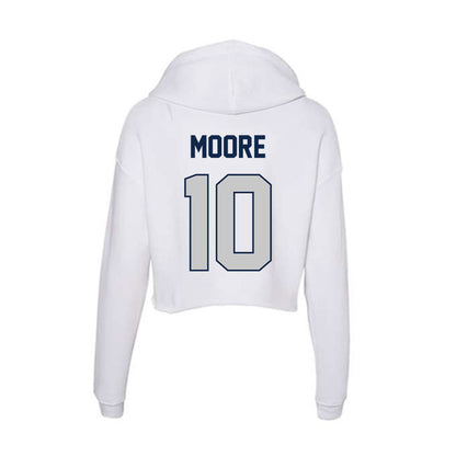 Butler - NCAA Baseball : Easton Moore - Women's Crop Fleece Hoodie-1