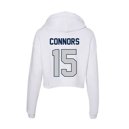 BU - NCAA Baseball : Keegan Connors - Women's Crop Fleece Hoodie-1