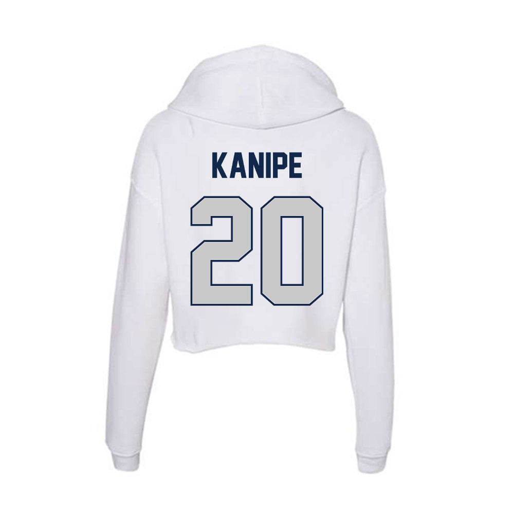 Butler - NCAA Baseball : Alex Kanipe - Women's Crop Fleece Hoodie-1
