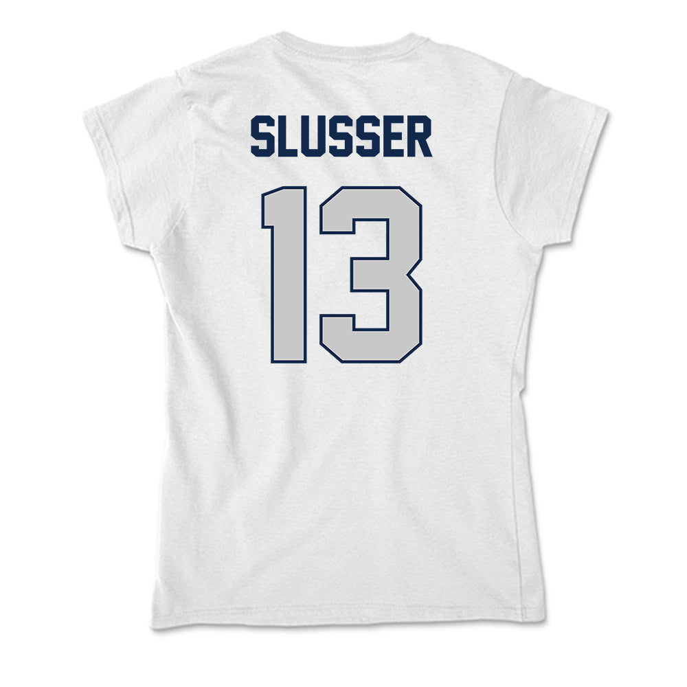BU - NCAA Women's Volleyball : Carly Slusser - Soft Style Women’s T-Shirt-1