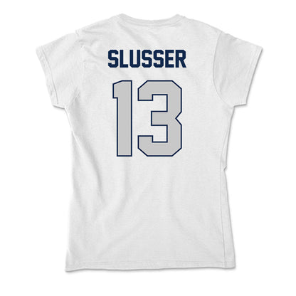 BU - NCAA Women's Volleyball : Carly Slusser - Soft Style Women’s T-Shirt-1