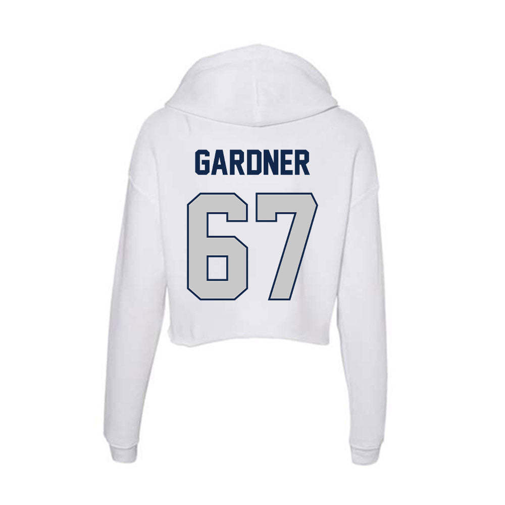 BU - NCAA Football : Charlie Gardner - Women's Crop Fleece Hoodie-1