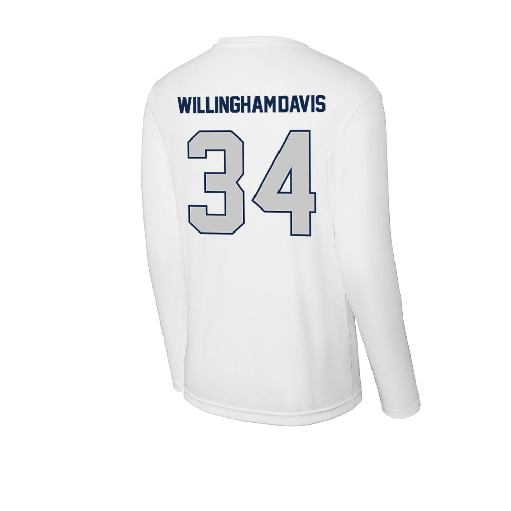 BU - NCAA Football : Zac Willingham-Davis - Activewear Long Sleeve T-Shirt-1