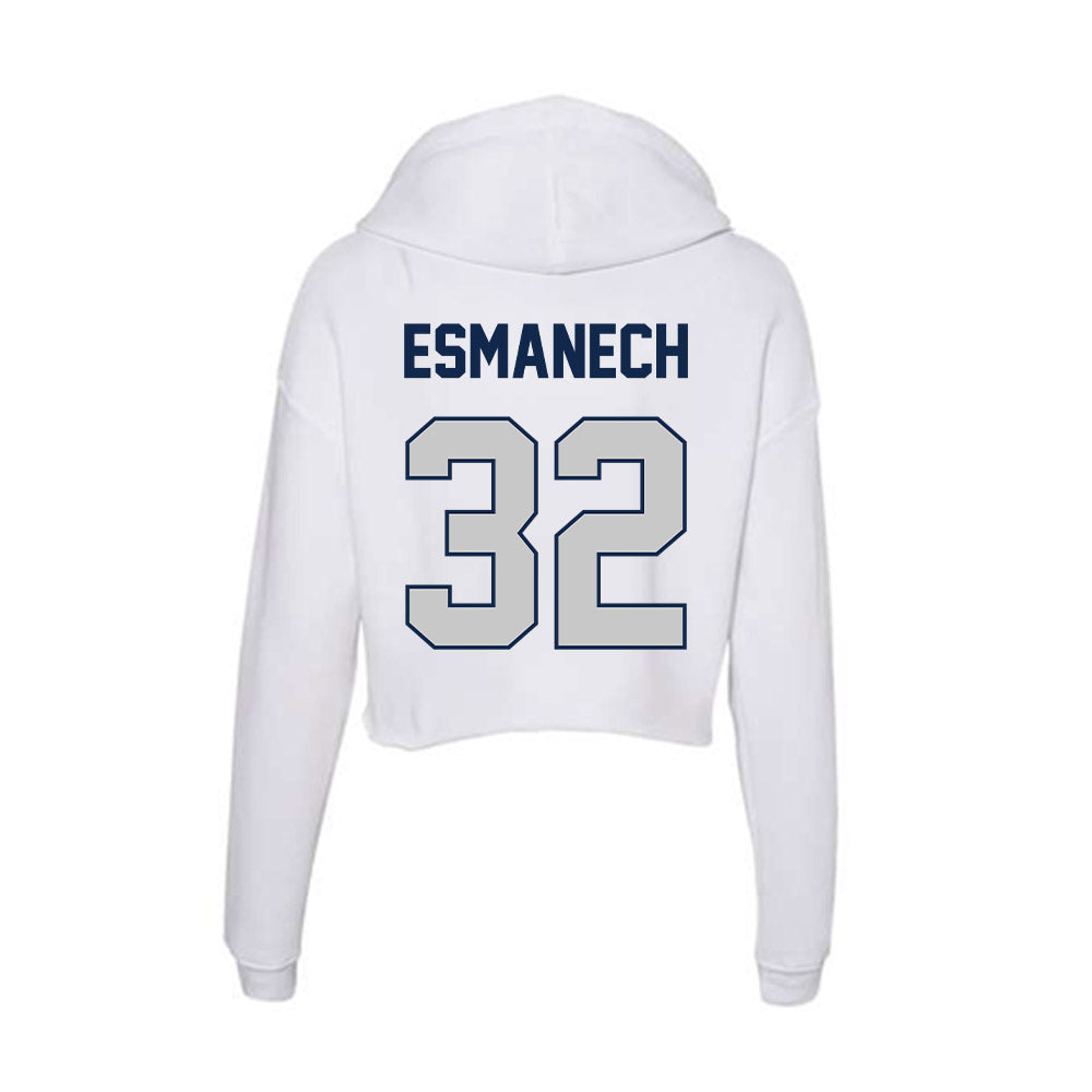 Butler - NCAA Men's Soccer : Inigo Esmanech - Women's Crop Fleece Hoodie-1