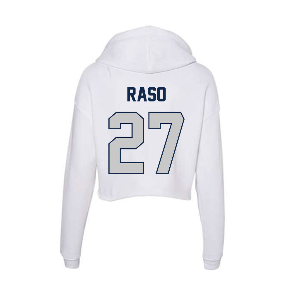 BU - NCAA Men's Soccer : Luca Raso - Women's Crop Fleece Hoodie-1
