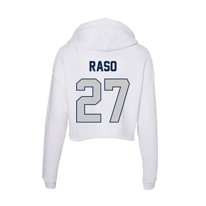 BU - NCAA Men's Soccer : Luca Raso - Women's Crop Fleece Hoodie-1