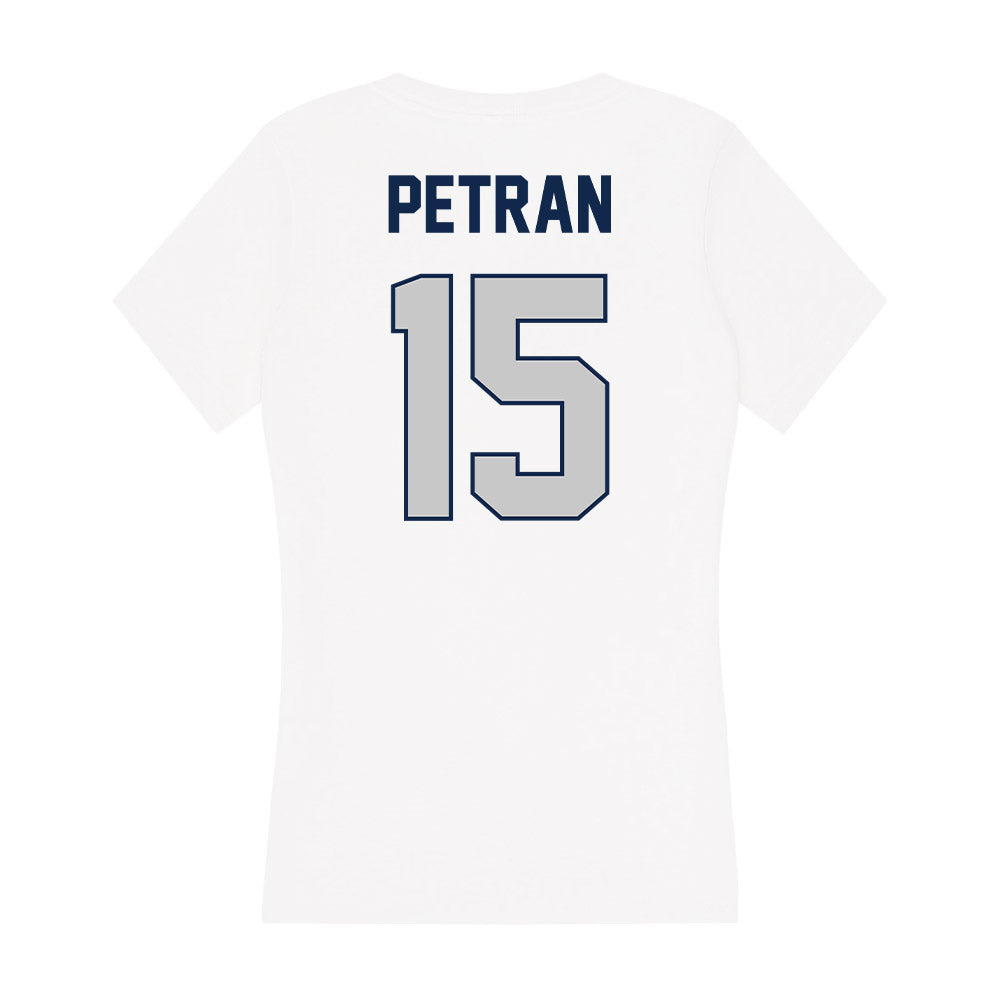 BU - NCAA Softball : Katie Petran - Women's V-Neck T-Shirt-1