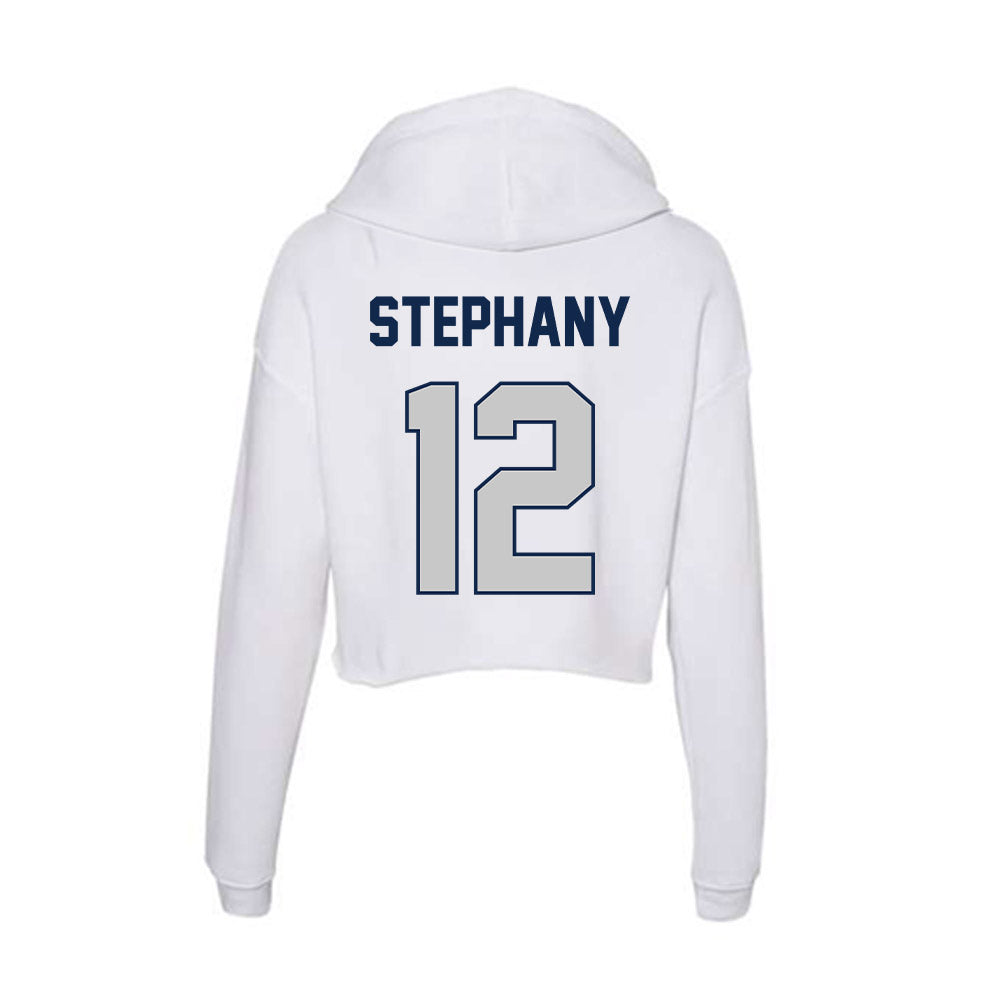 BU - NCAA Football : Steven Stephany - Women's Crop Fleece Hoodie-1