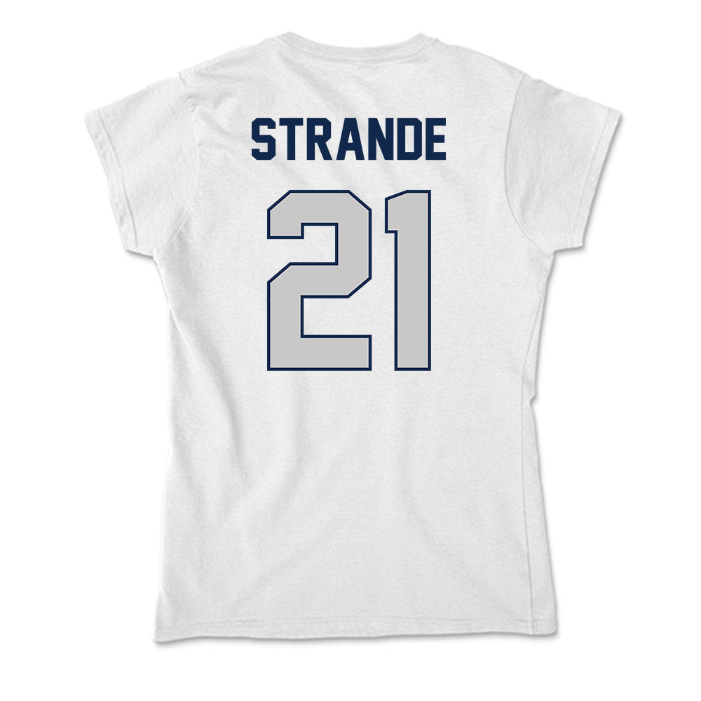 BU - NCAA Women's Basketball : Caroline Strande - Soft Style Women’s T-Shirt-1