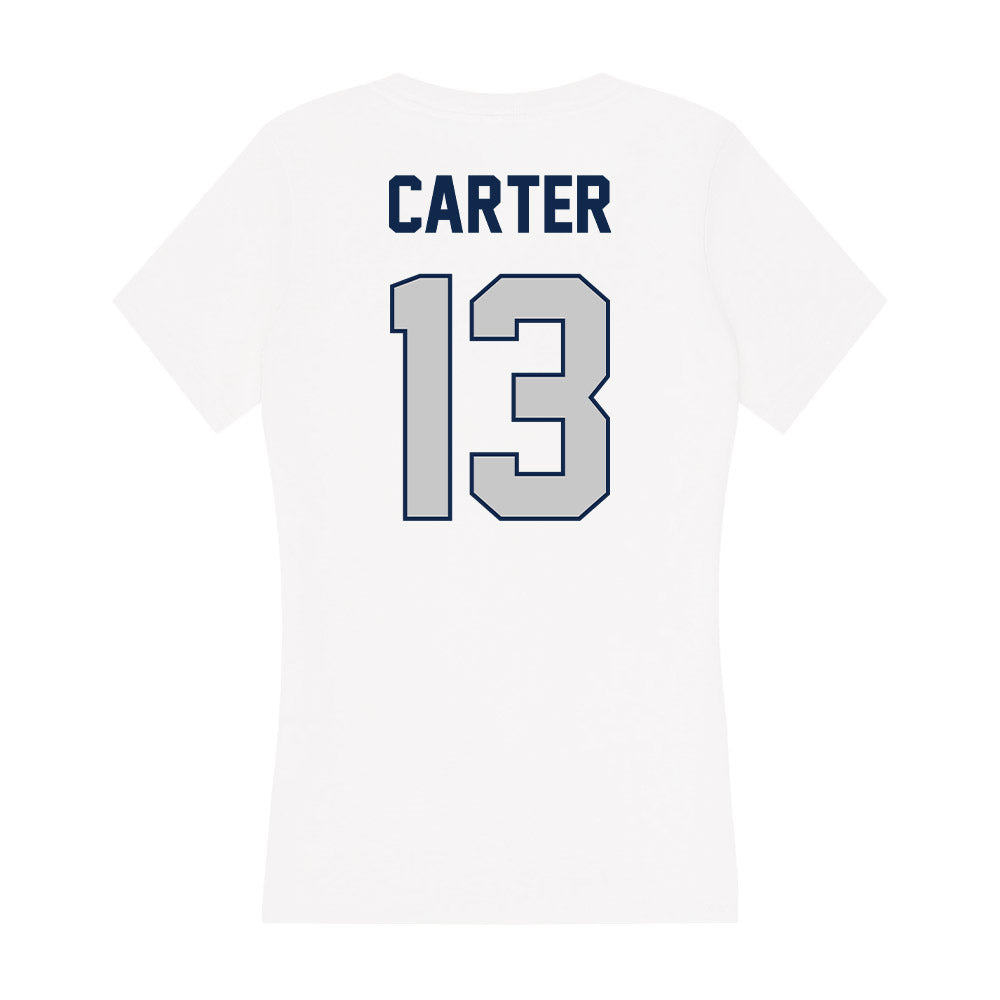 BU - NCAA Baseball : Xavier Carter - Women's V-Neck T-Shirt-1