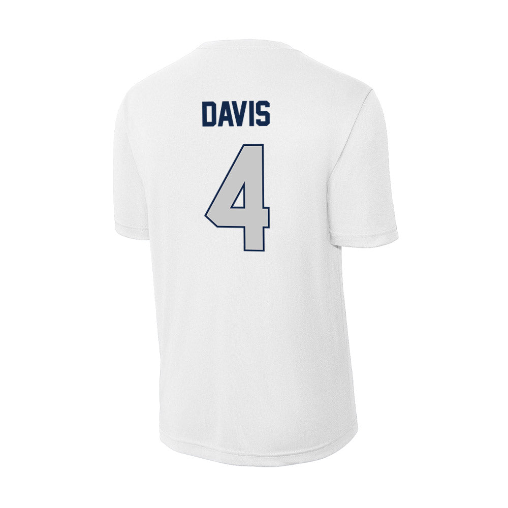 BU - NCAA Men's Basketball : DJ Davis - Performance T-Shirt-1