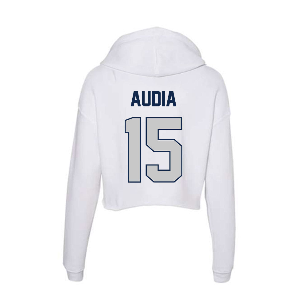 BU - NCAA Football : Joey Audia - Women's Crop Fleece Hoodie-1